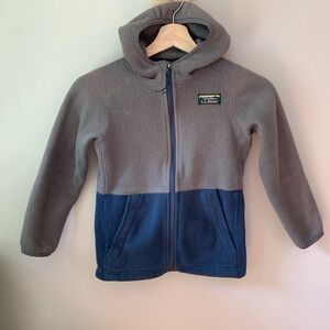 L.L. bean kids mountain classic fleece zip up jacket
